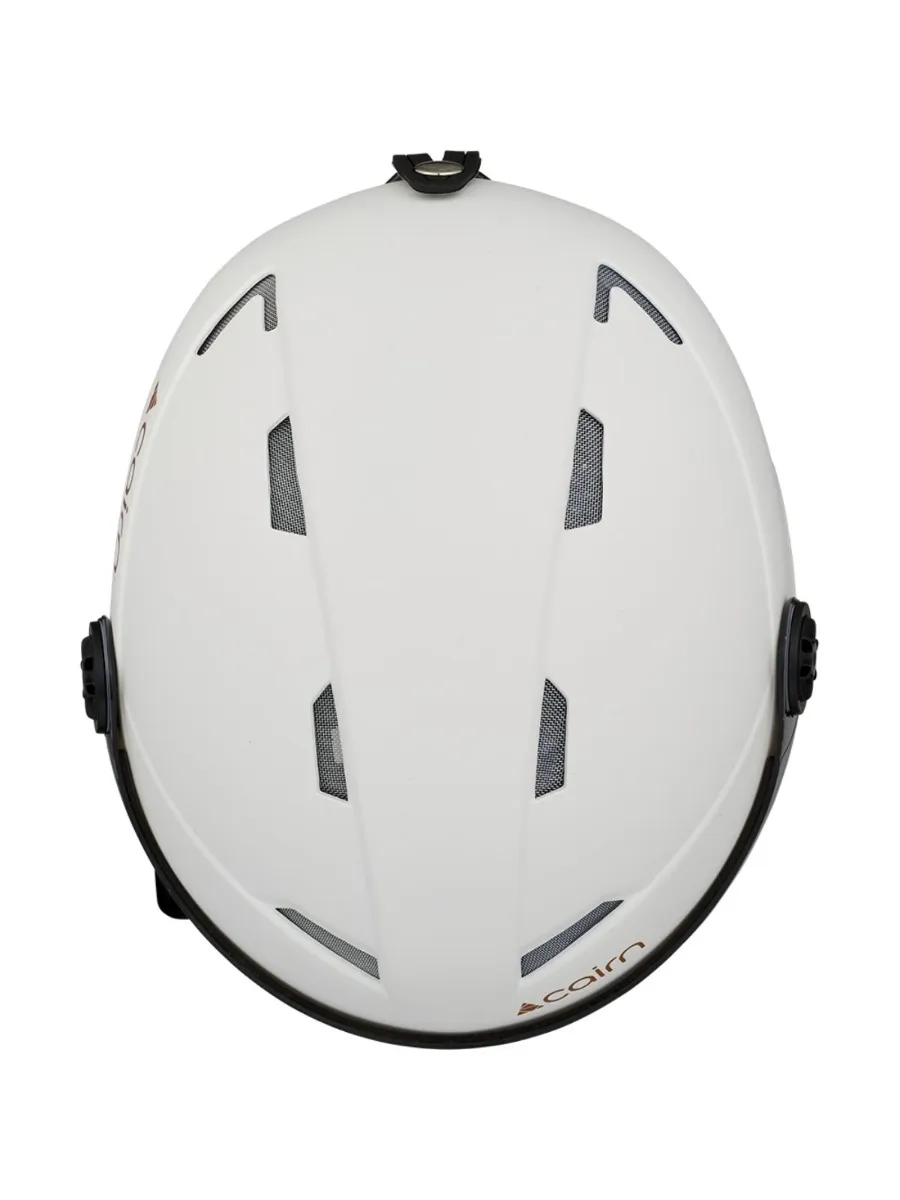 Cairn Skihelm met Vizier Orbit Visor Mat White Coffee