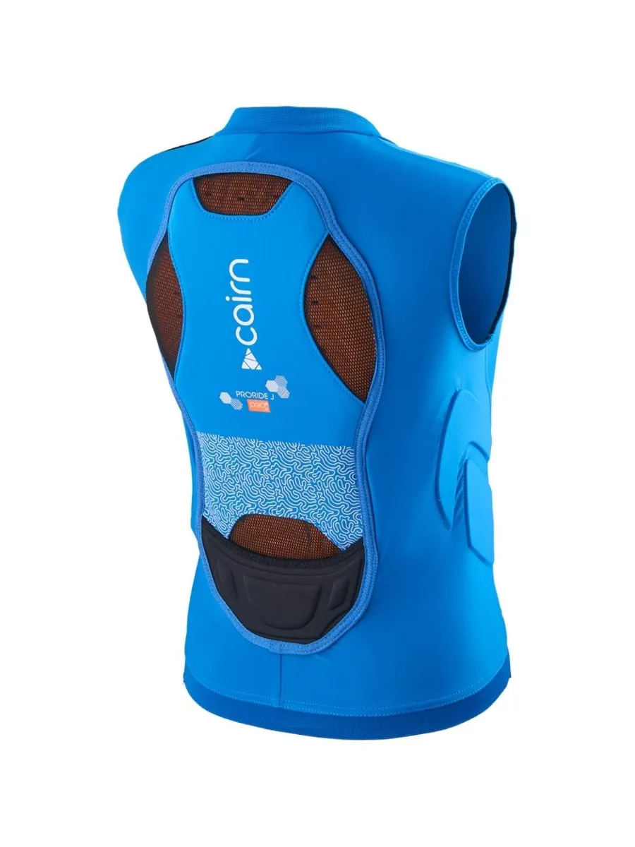Cairn Kinder Rugbeschermer Vest ProRide D3O® J Blue