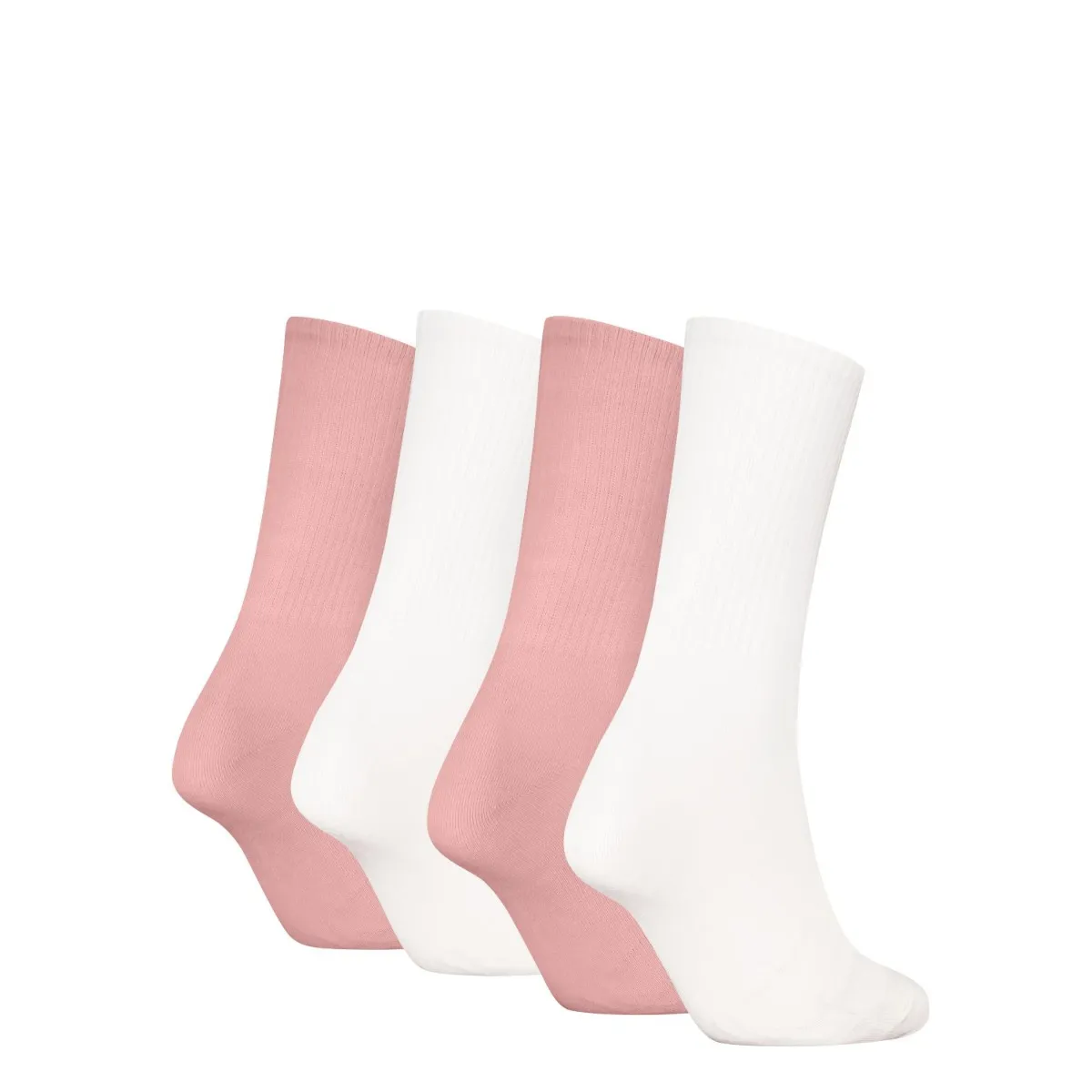 Calvin Klein Sokken Giftbox Dames Monologo 4-pack Roze/Wit