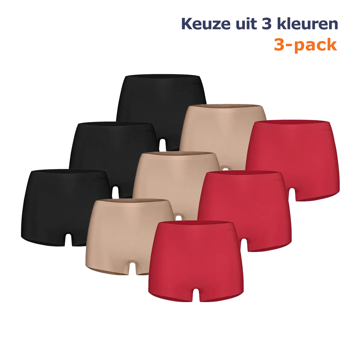 Ten Cate Secrets Short 3-pack - Keuze uit 3 kleuren