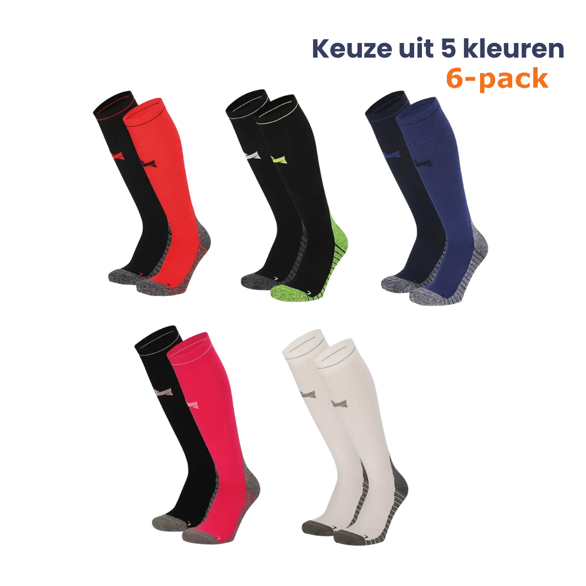 Dagaanbieding Xtreme Compressie sokken 6 paar