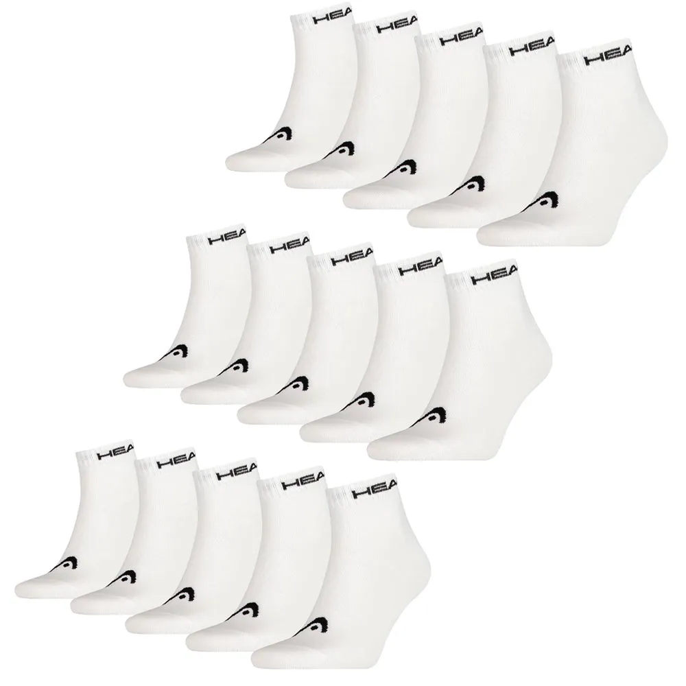 Head Sokken Quarter 15-pack Wit