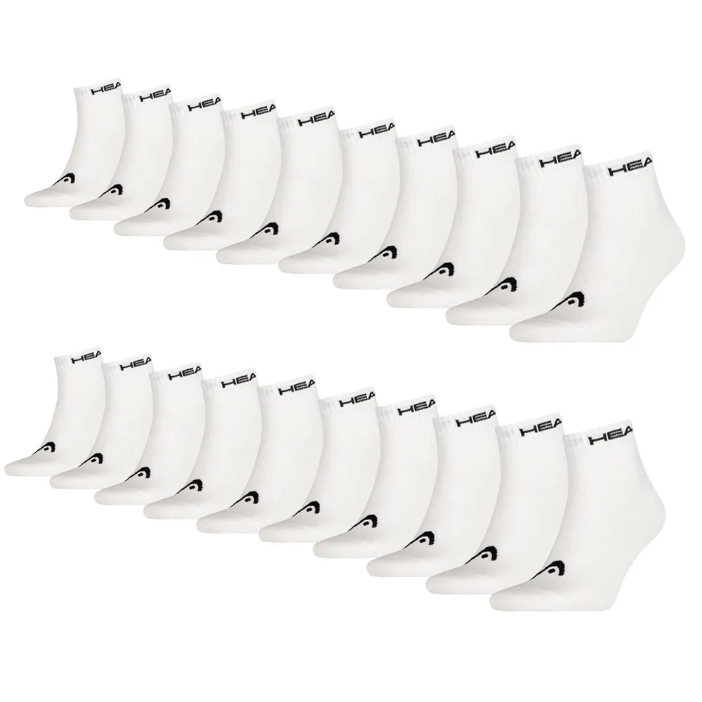 Head Sokken Quarter 20-pack Wit
