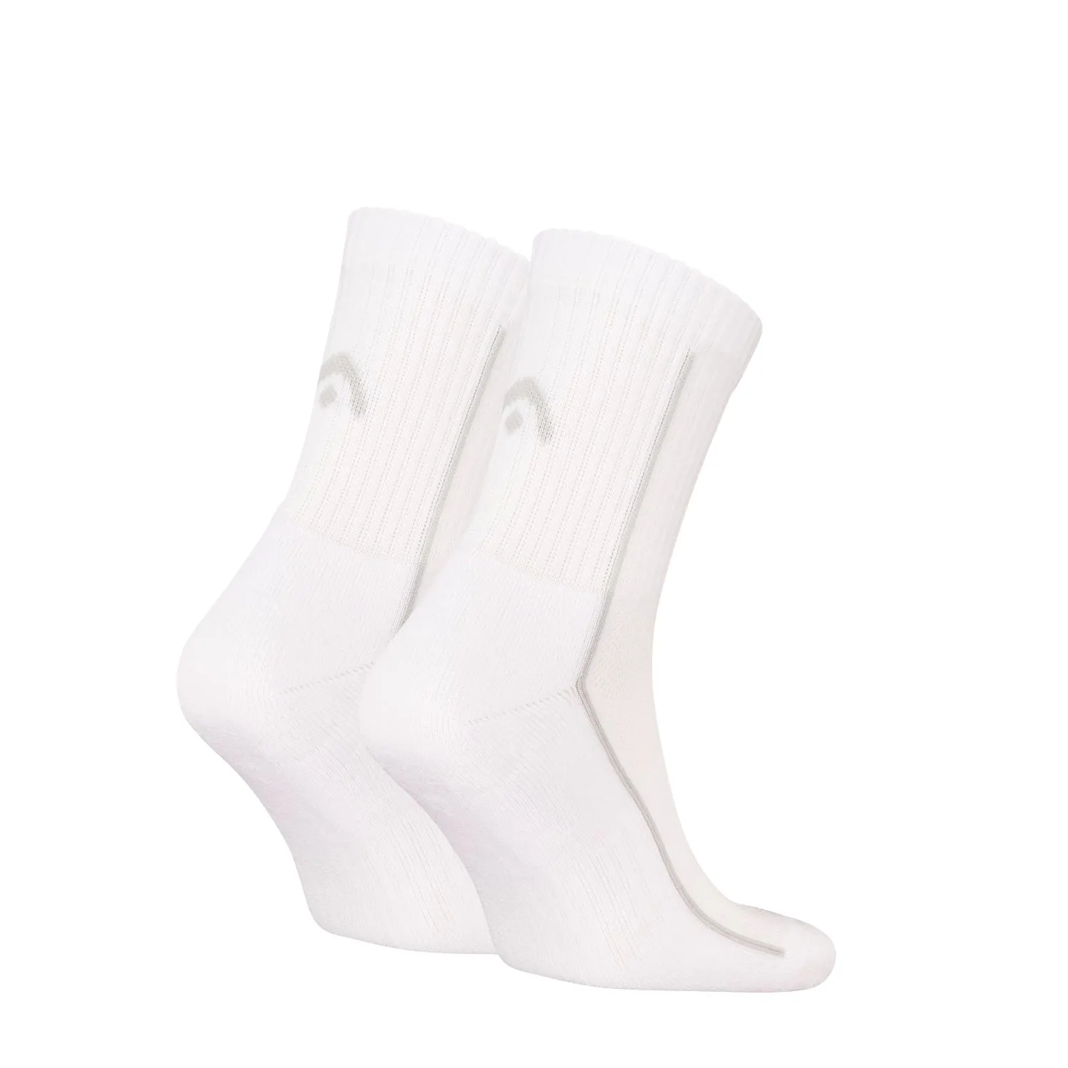 HEAD Short Crew Performance 2-pack Wit