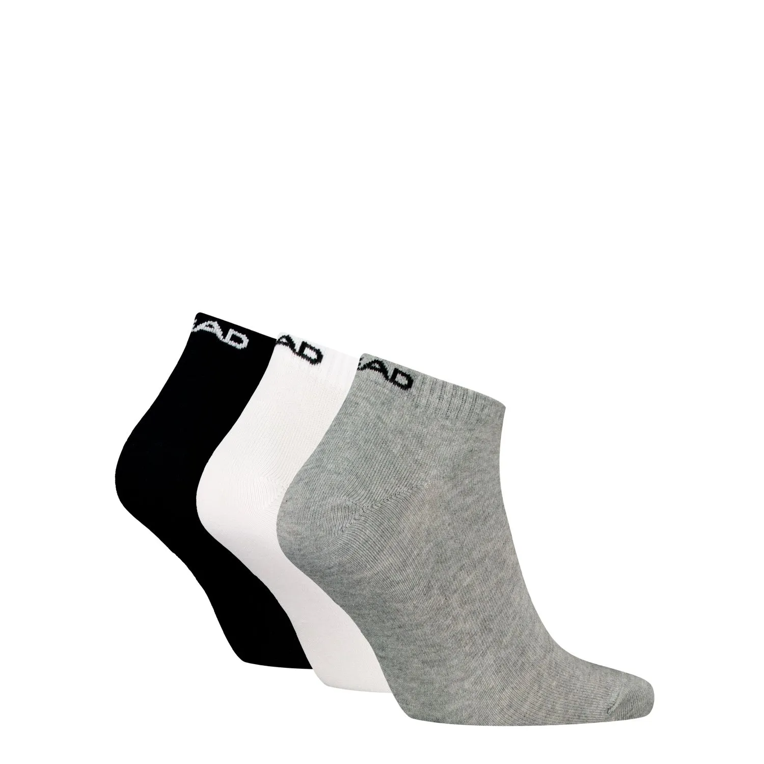 HEAD Sneakersokken Training 3-pack Grijs / Wit / Zwart