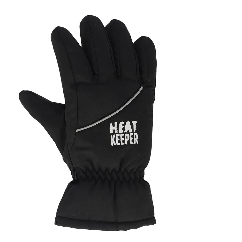 Heatkeeper Kinder Ski Handschoenen Zwart