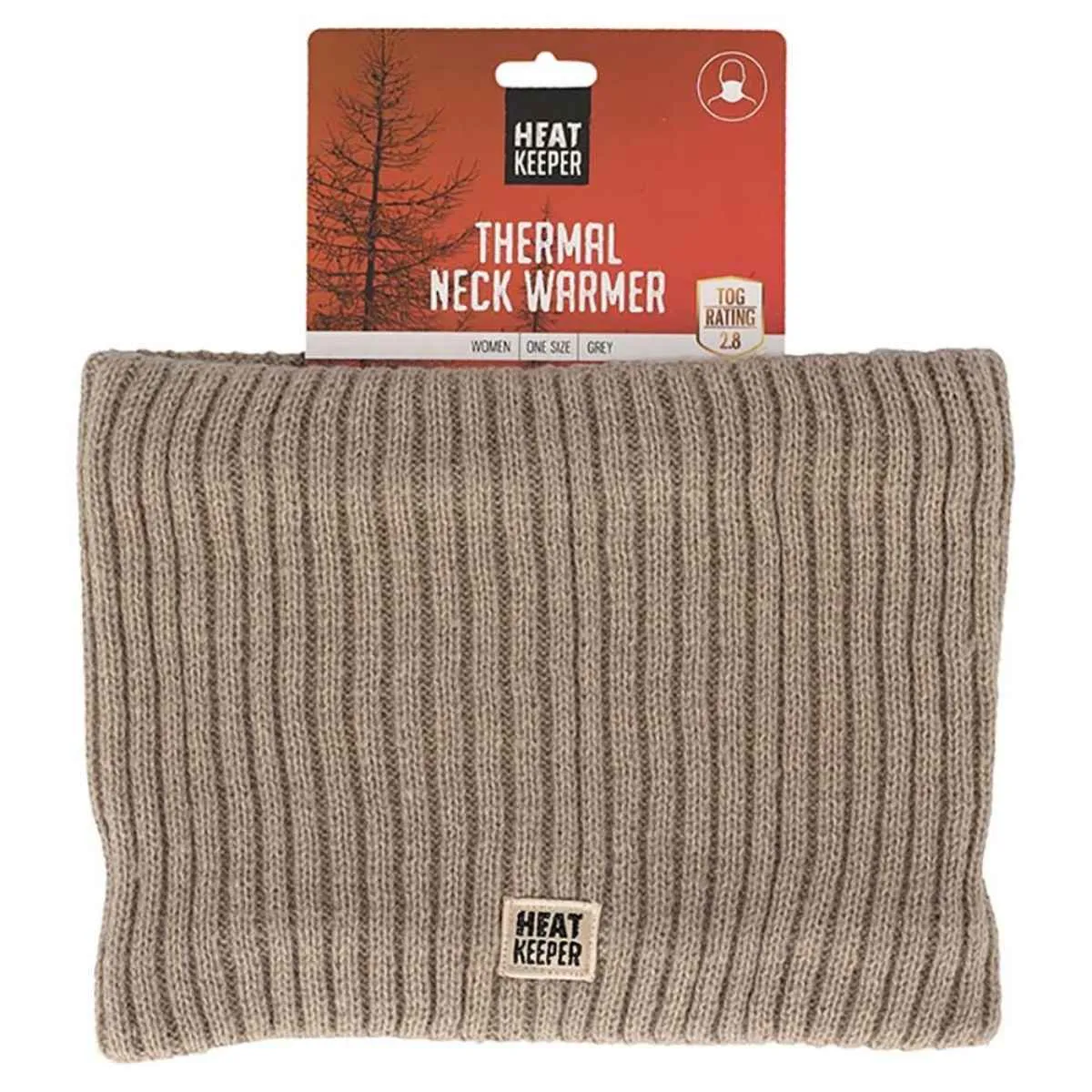 Heatkeeper Thermo Nekwarmer Dames Beige Melange