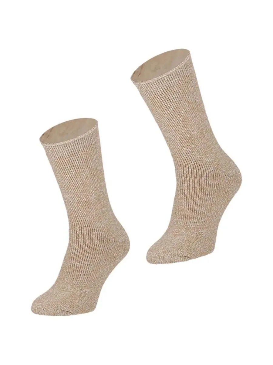 Heatkeeper Dames Thermo Sokken 4-pack Beige Mouliner