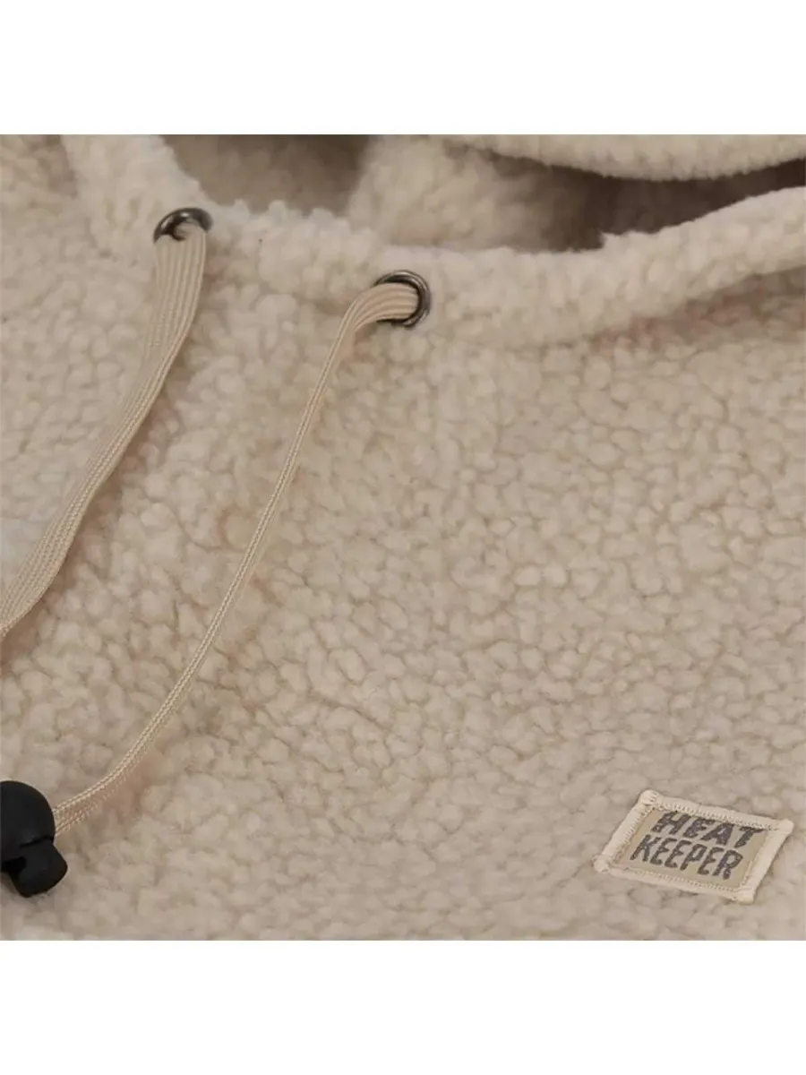 Heatkeeper Dames Winter Set - Balaclava + Wanten - Teddy - Off White