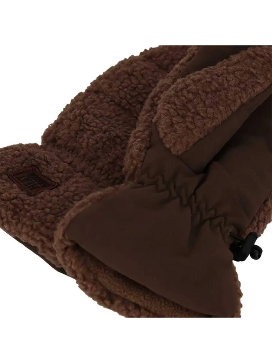 Heatkeeper Dames Winter Set - Balaclava + Wanten - Teddy - Taupe