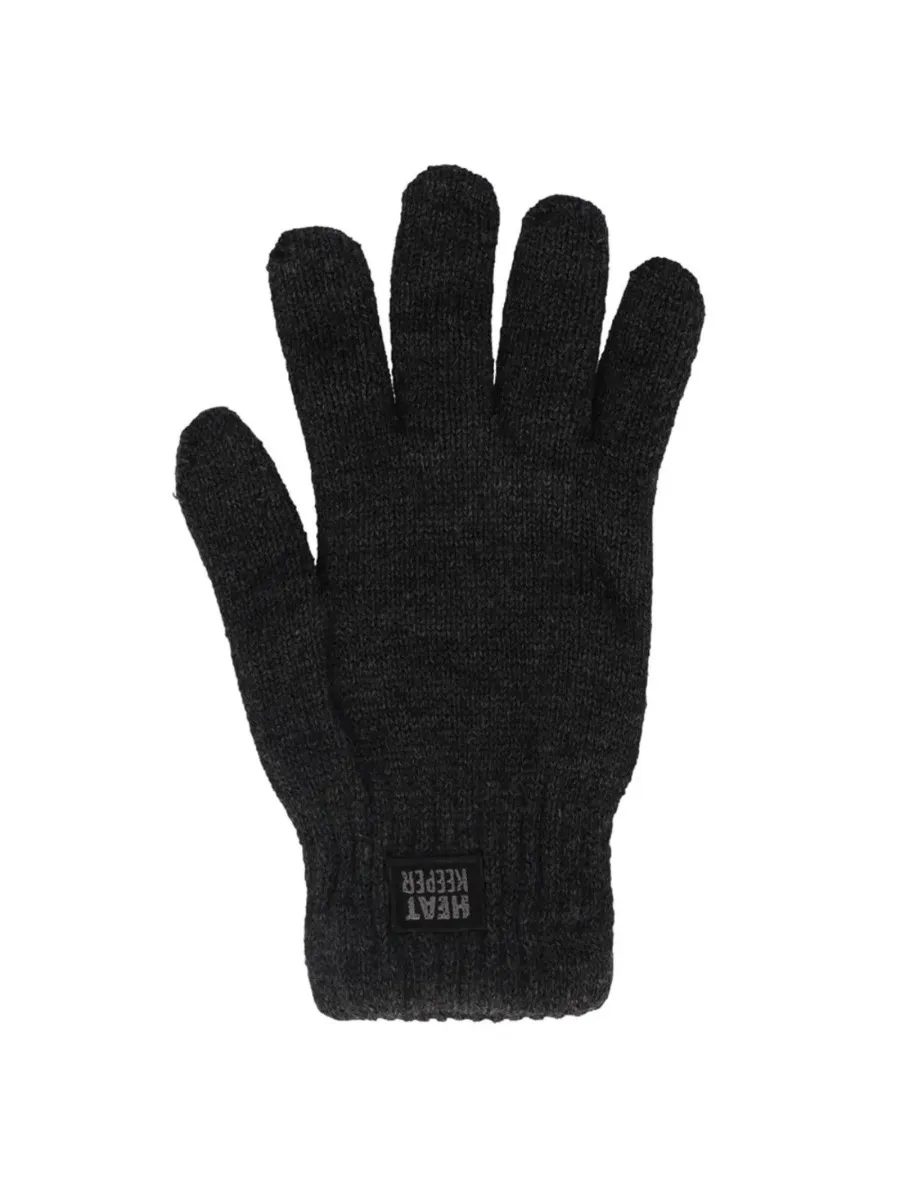 Heatkeeper Heren Winter Set - Muts + Handschoenen - Antraciet