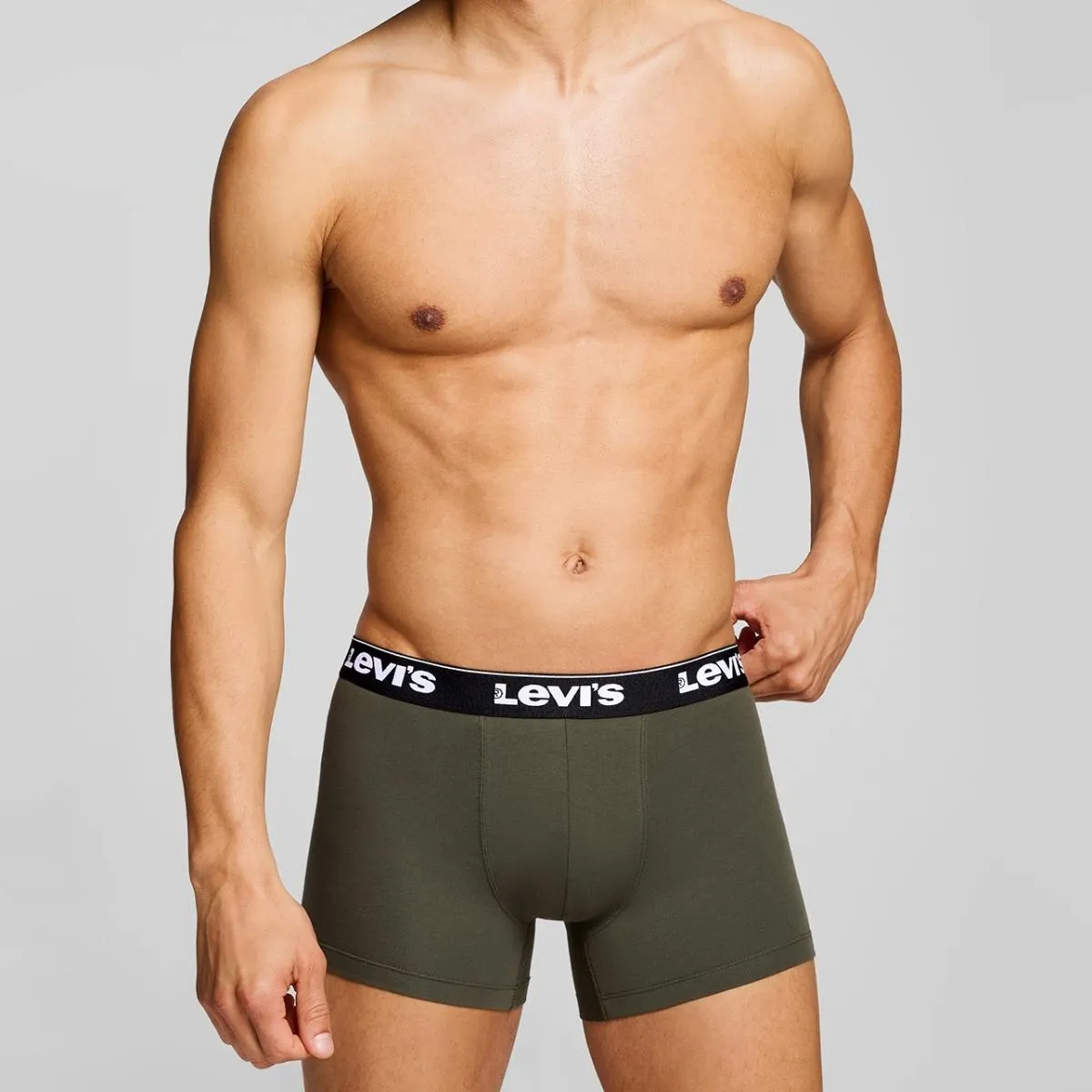 Levi's Boxershorts Repeat Logo 6-pack Khaki