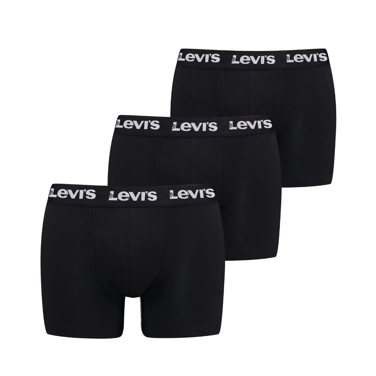 Levi's Boxershorts Repeat Logo 6-pack Zwart