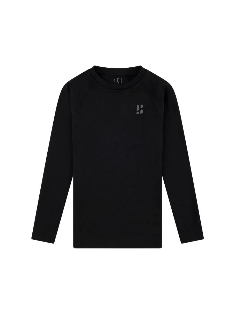 Poederbaas Thermoshirt Dames Zwart