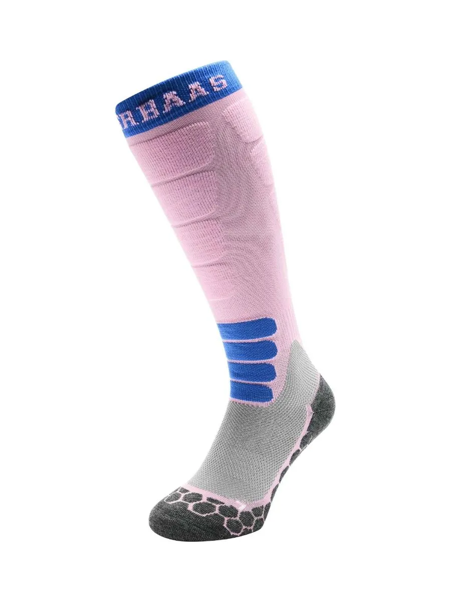 Poederbaas Skisokken Dames Merinowol Pro 3-pack Powder Rose