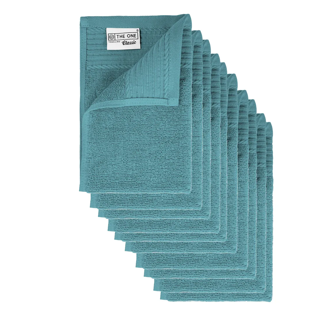 The One Gastendoek petrol 10 stuks 