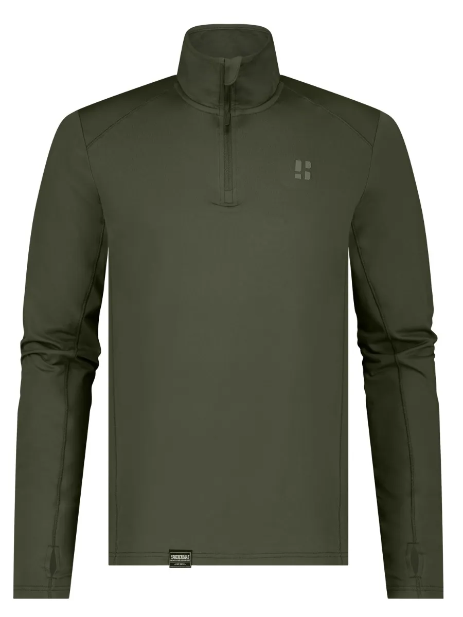 Poederbaas Midlayer Pully Heren Four Seasons Lightweight Groen