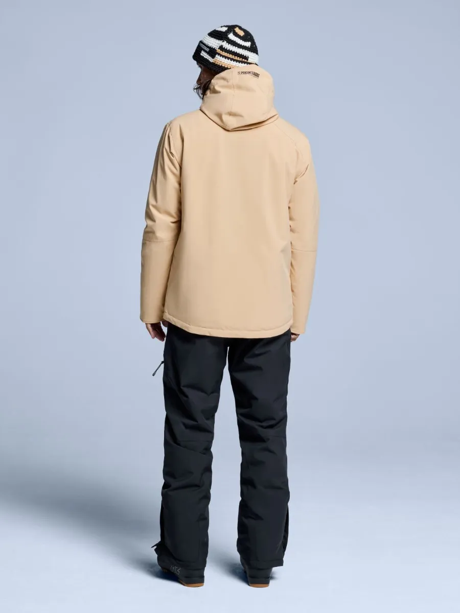 Poederbaas Ski-jas Heren Arctic 2L Insulated Warm Sand