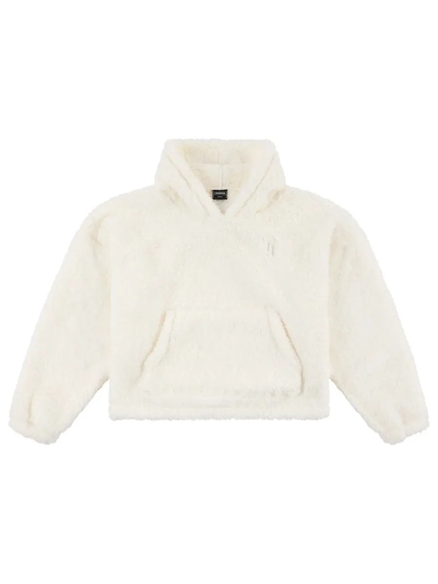 Poederbaas Fluffy Hoodie Dames Four Seasons Off White