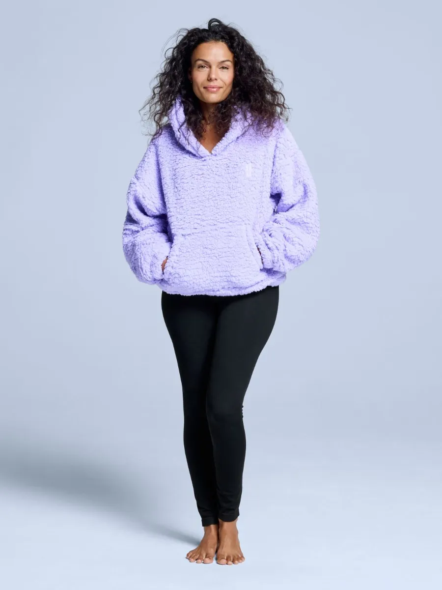 Poederbaas Fluffy Hoodie Dames Four Seasons Lila