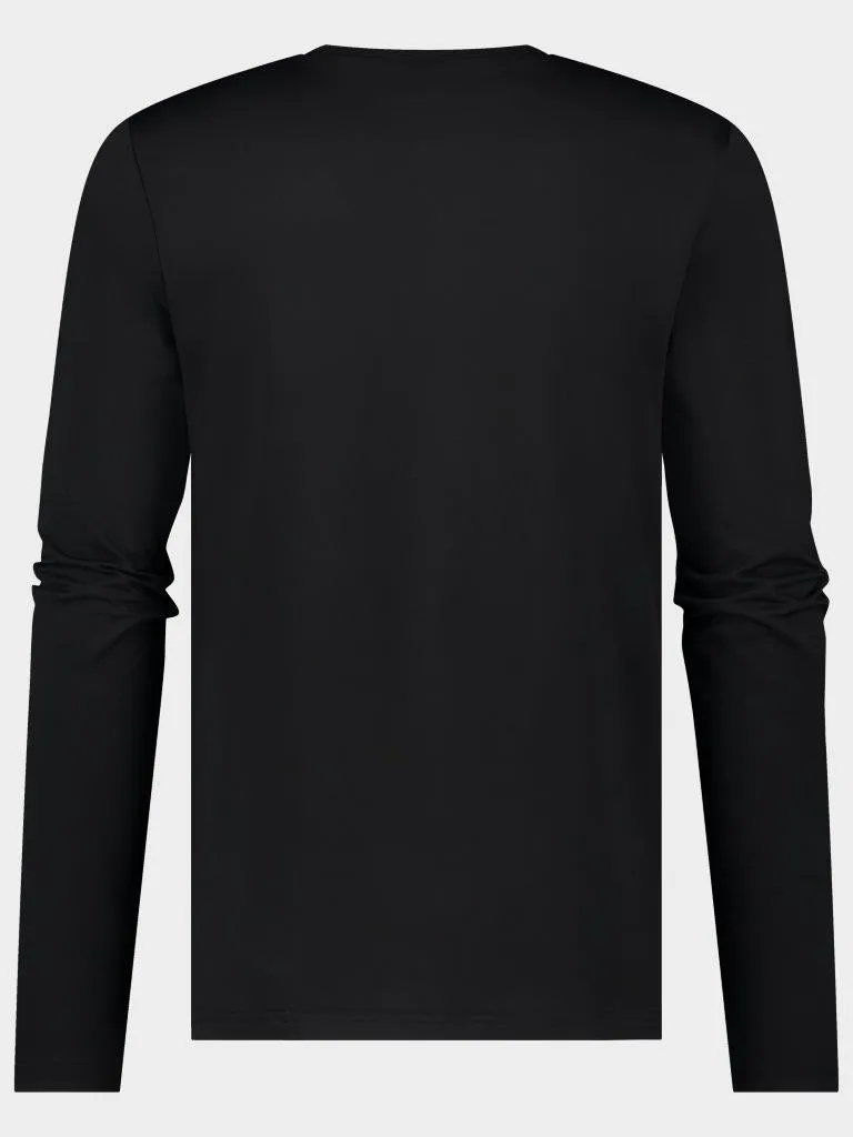 Poederbaas Four Seasons Lightweight Longsleeve Heren Zwart