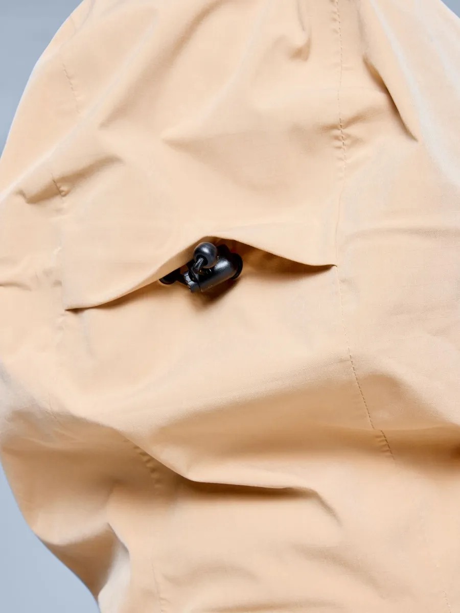 Poederbaas Ski-jas Heren Freeride 3L Hardshell Warm Sand