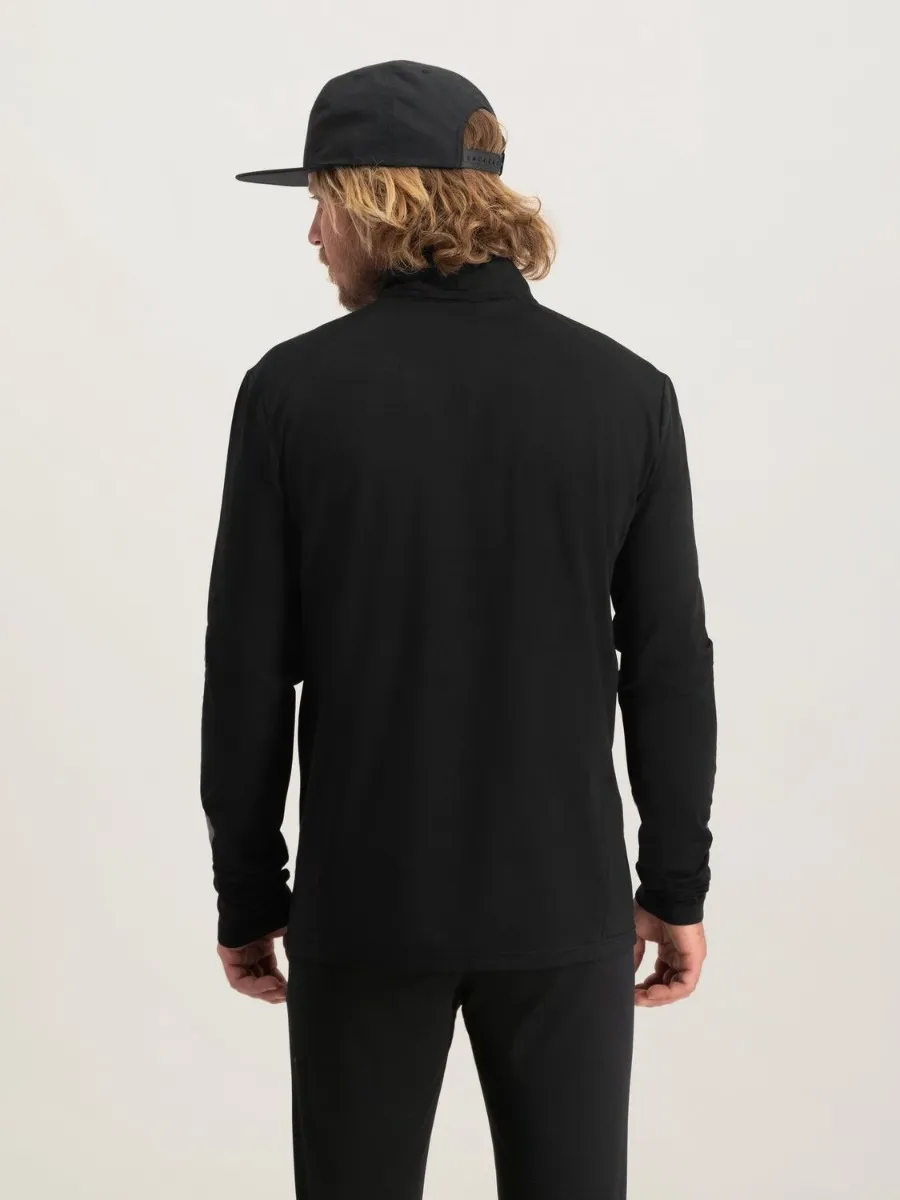 Poederbaas Midlayer Pully Heren Four Seasons Lightweight Zwart
