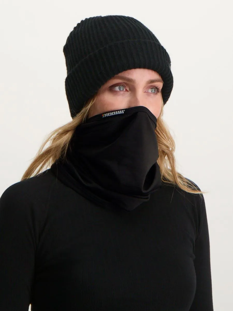 Poederbaas Nekwarmer Sport Zwart