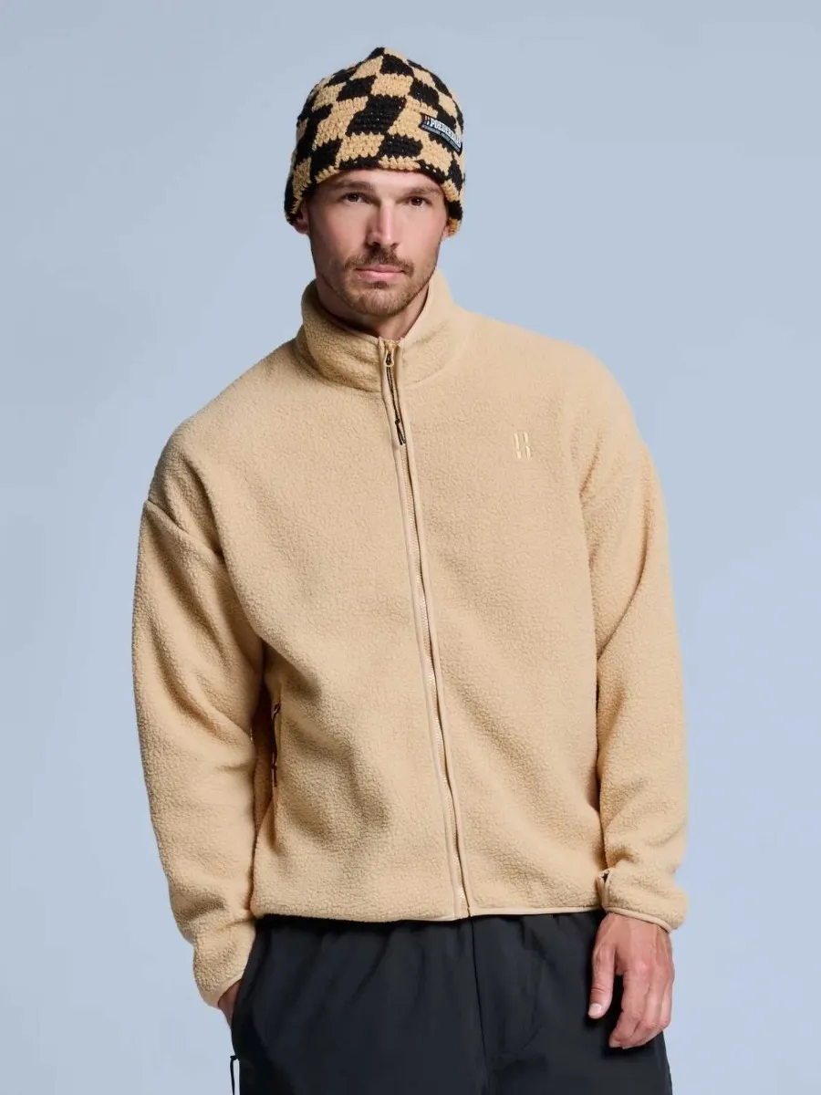 Poederbaas Sherpa Jacket Heren Four Seasons Warm Sand