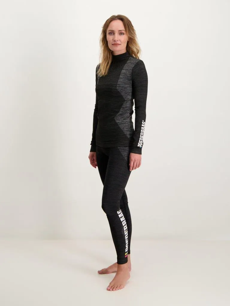 Poederbaas Thermo Legging Dames Technical Zwart