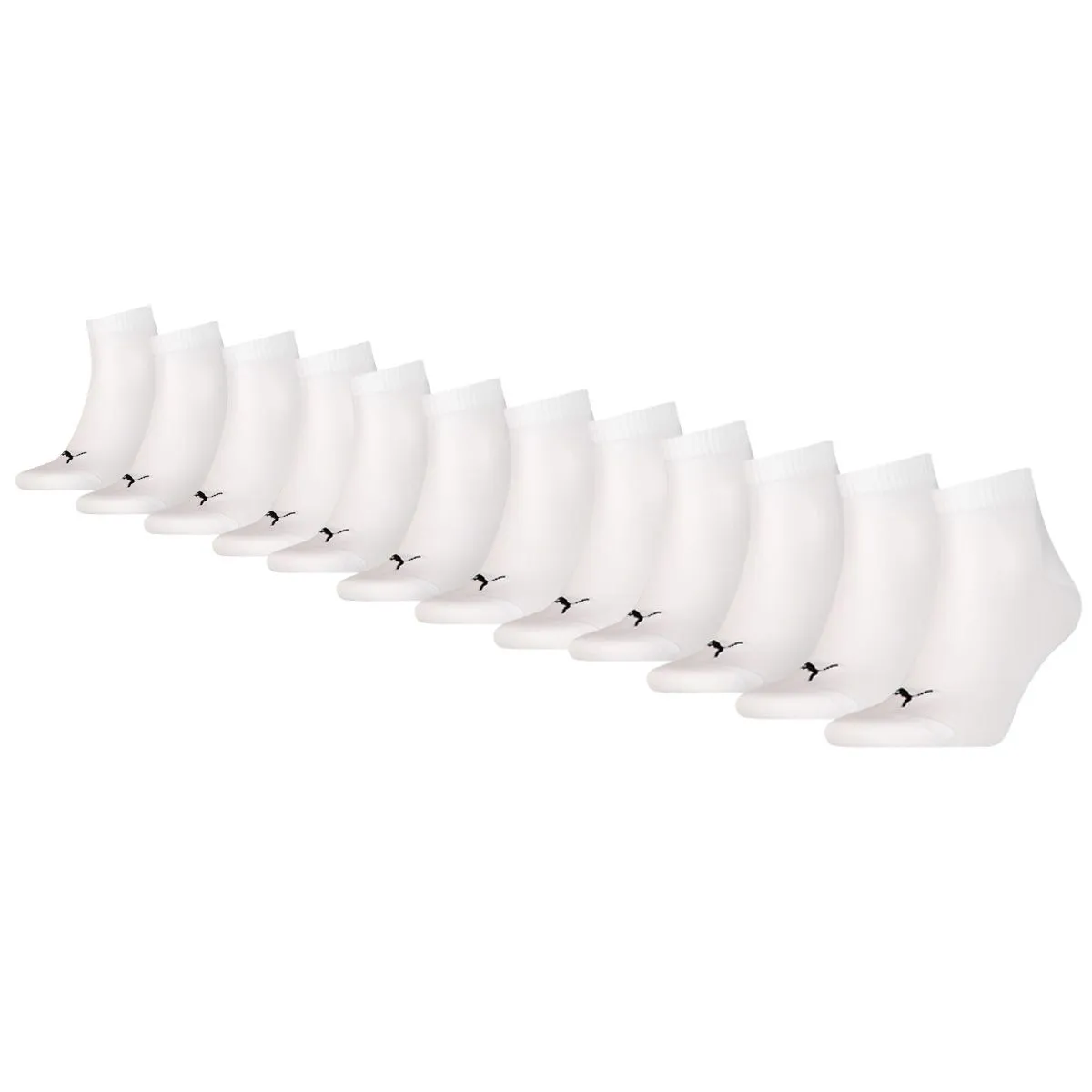 Puma Quarter Sokken Plain 12-pack - Keuze uit 2 kleuren