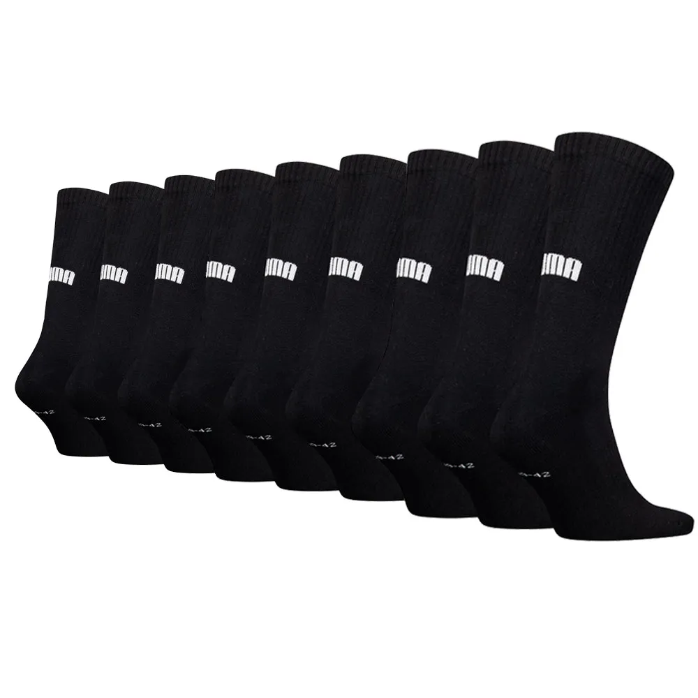 Puma Sportsokken Cushioned New Generation 9-pack Zwart
