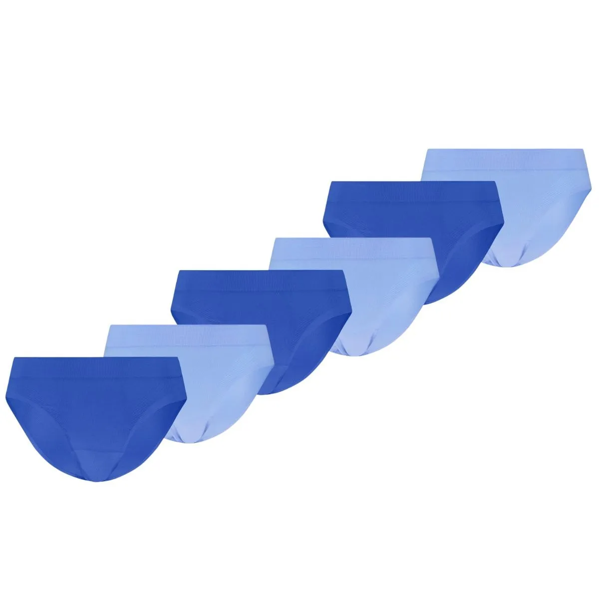 Puma Dames Sport Briefs 3D Knit 6-pack Blauw