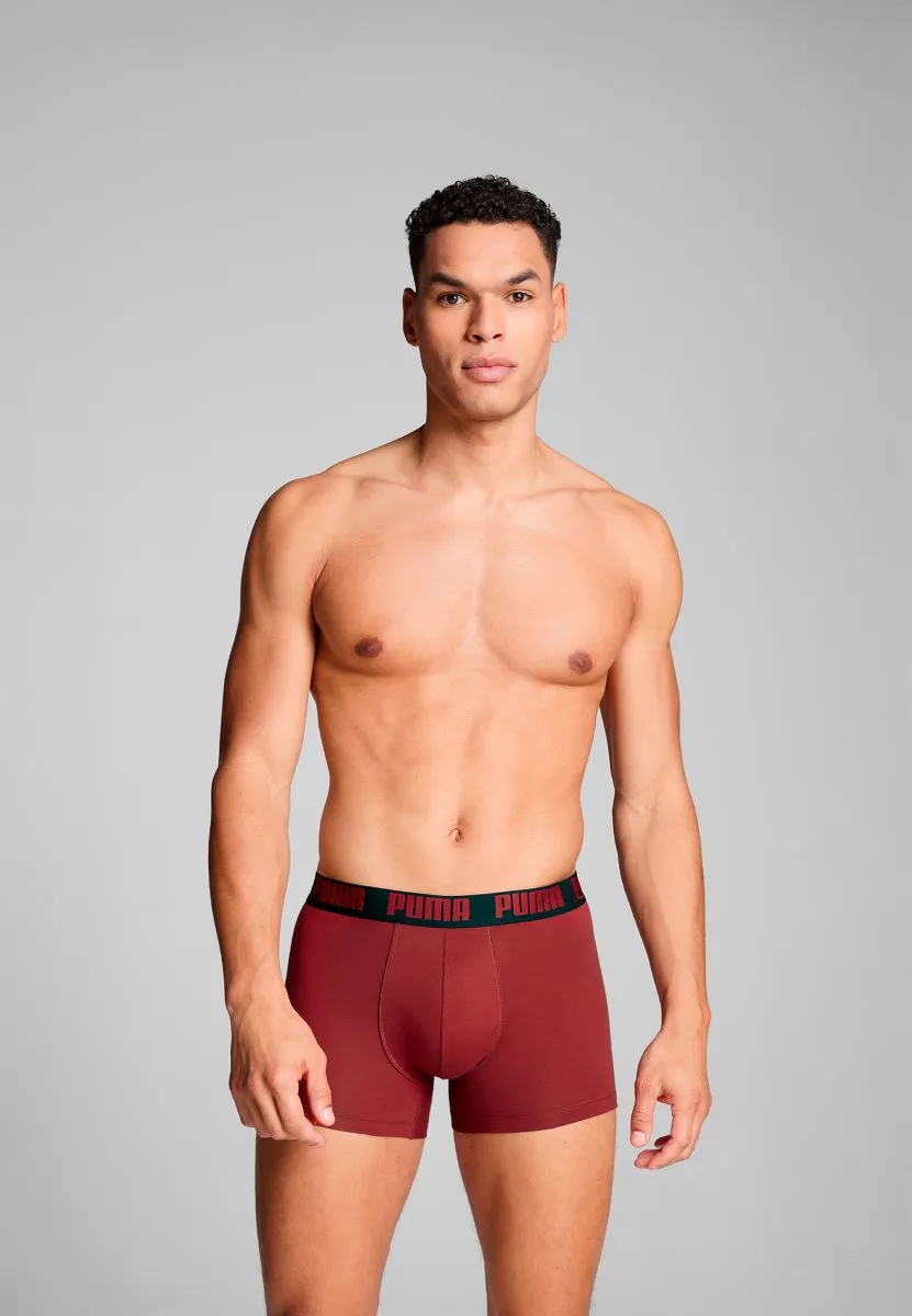 Puma Boxershorts Basic 2-pack Burgundy