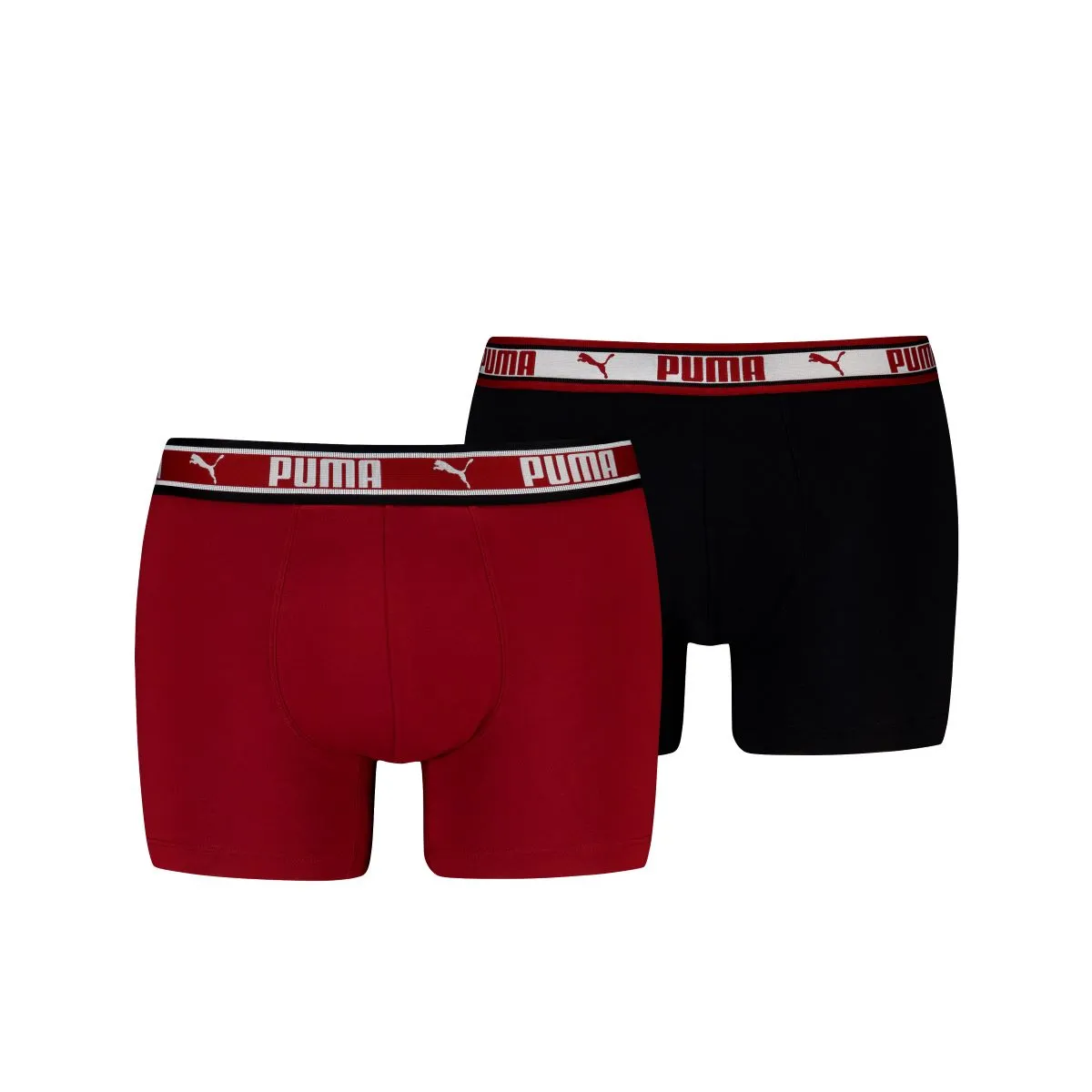 Puma Boxershorts 8-pack Burgundy / Seagreen
