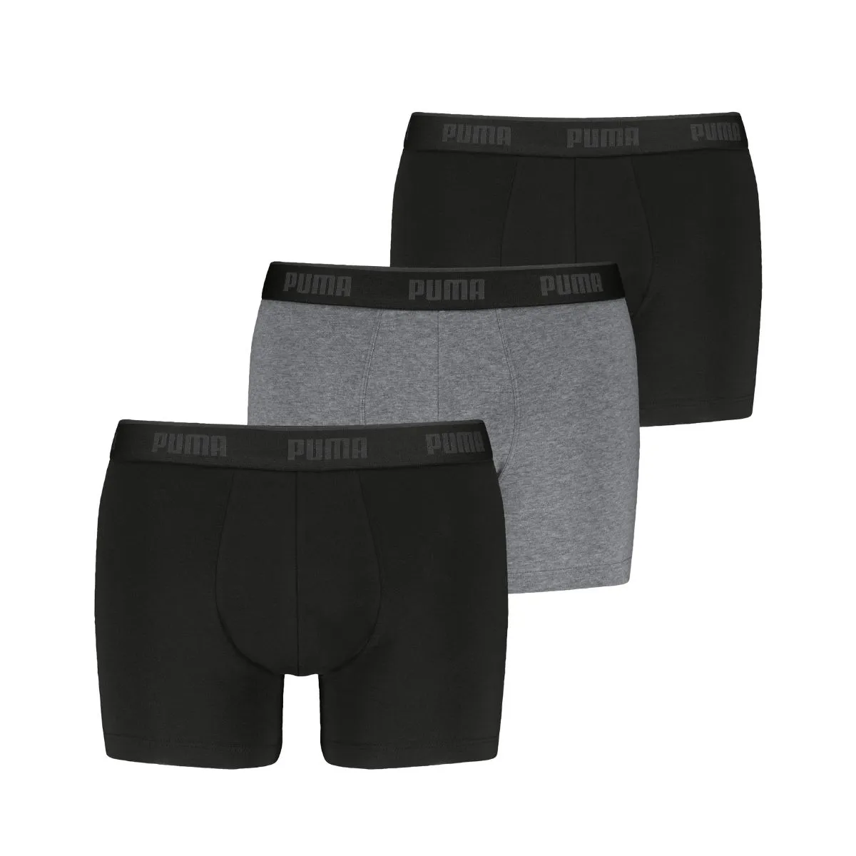 Puma Boxershorts Everyday 3-pack Black / Grey