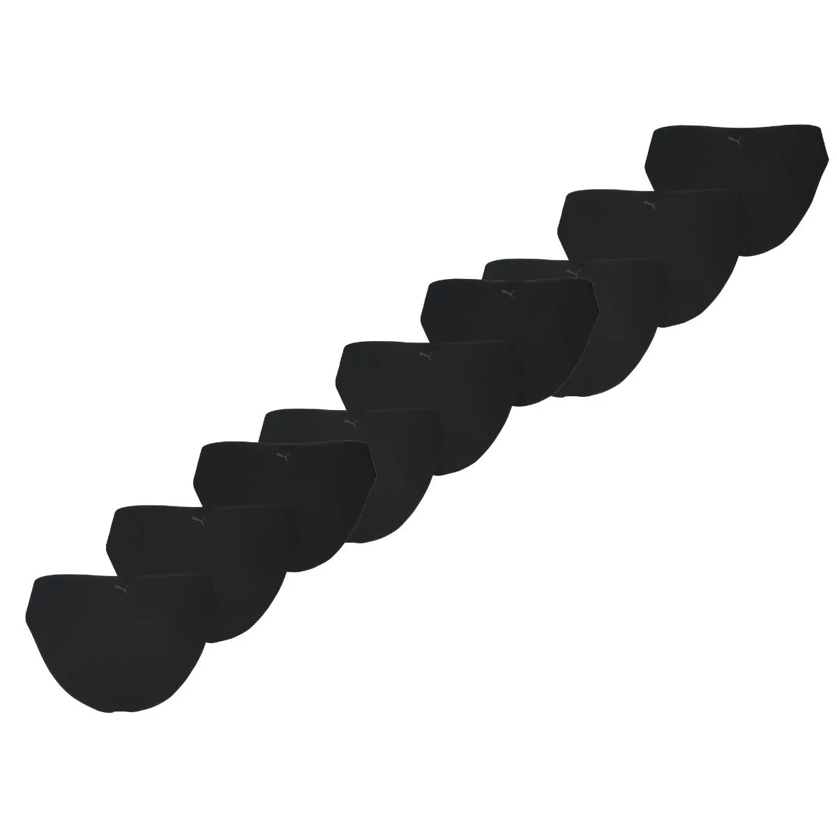 Puma Dames Briefs 9-pack Zwart