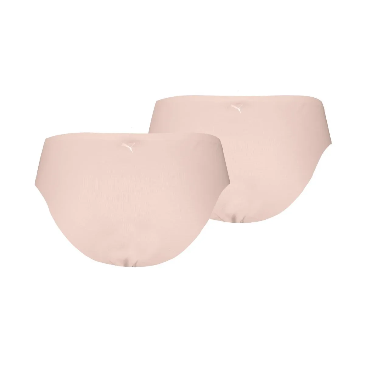Puma Dames Briefs Invisible Cotton 2-pack Light Pink