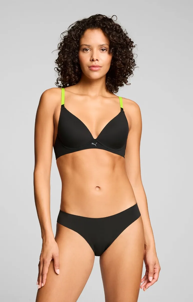 Puma Dames Briefs Microfiber 6-pack Zwart