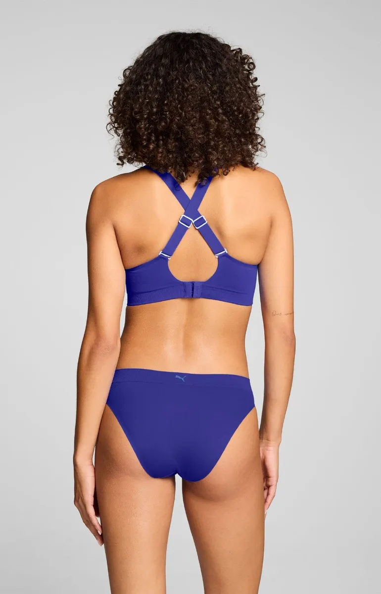 Puma Dames Sport Briefs 3D Knit 6-pack Blauw