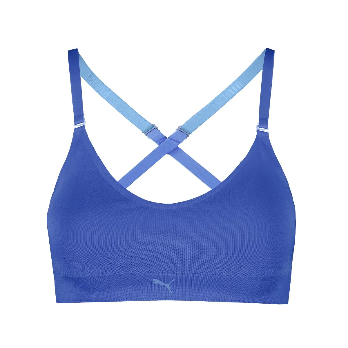 Puma Dames Sport Triangel Top 3D Knit Blauw