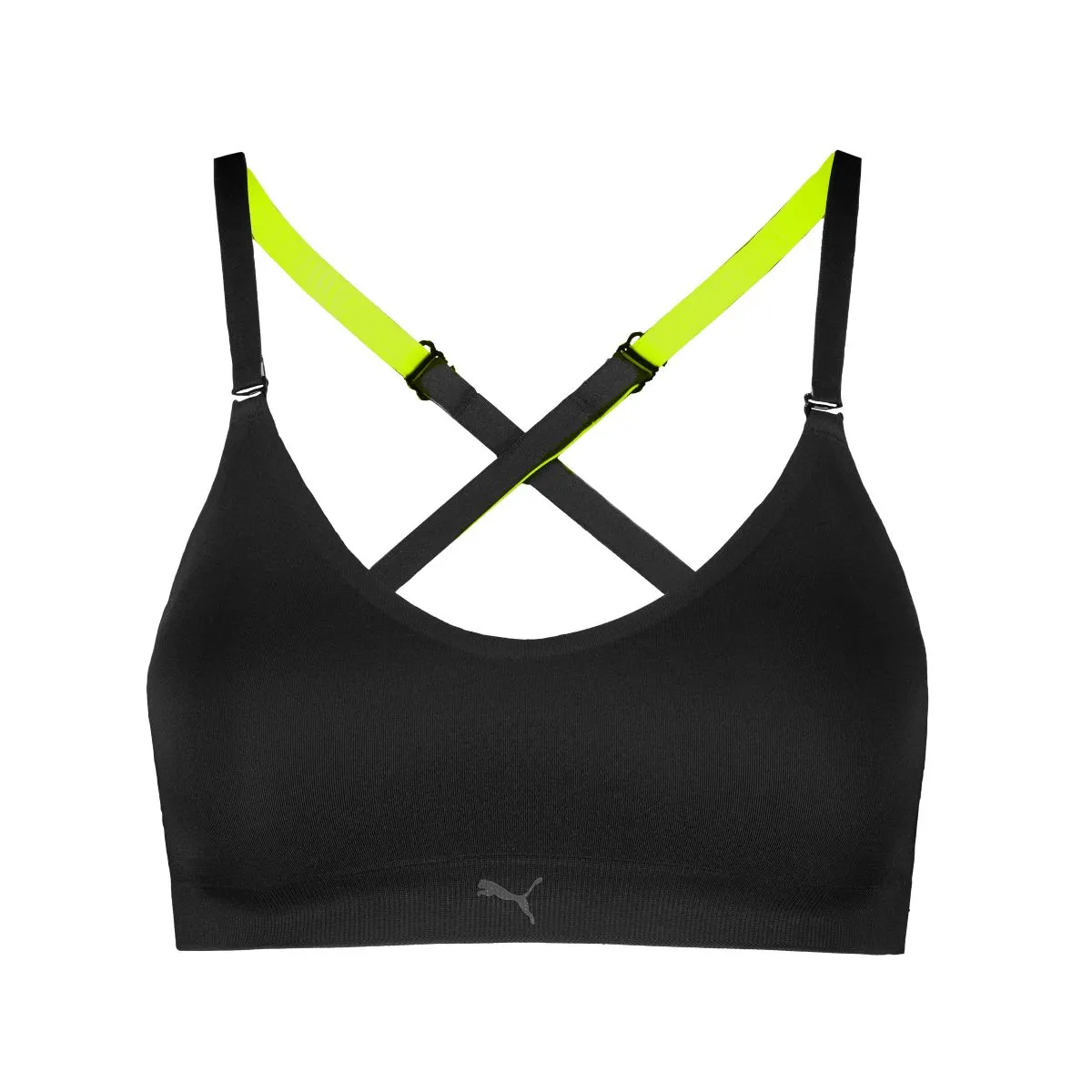 Puma Dames Sport Triangel Top 3D Knit Zwart