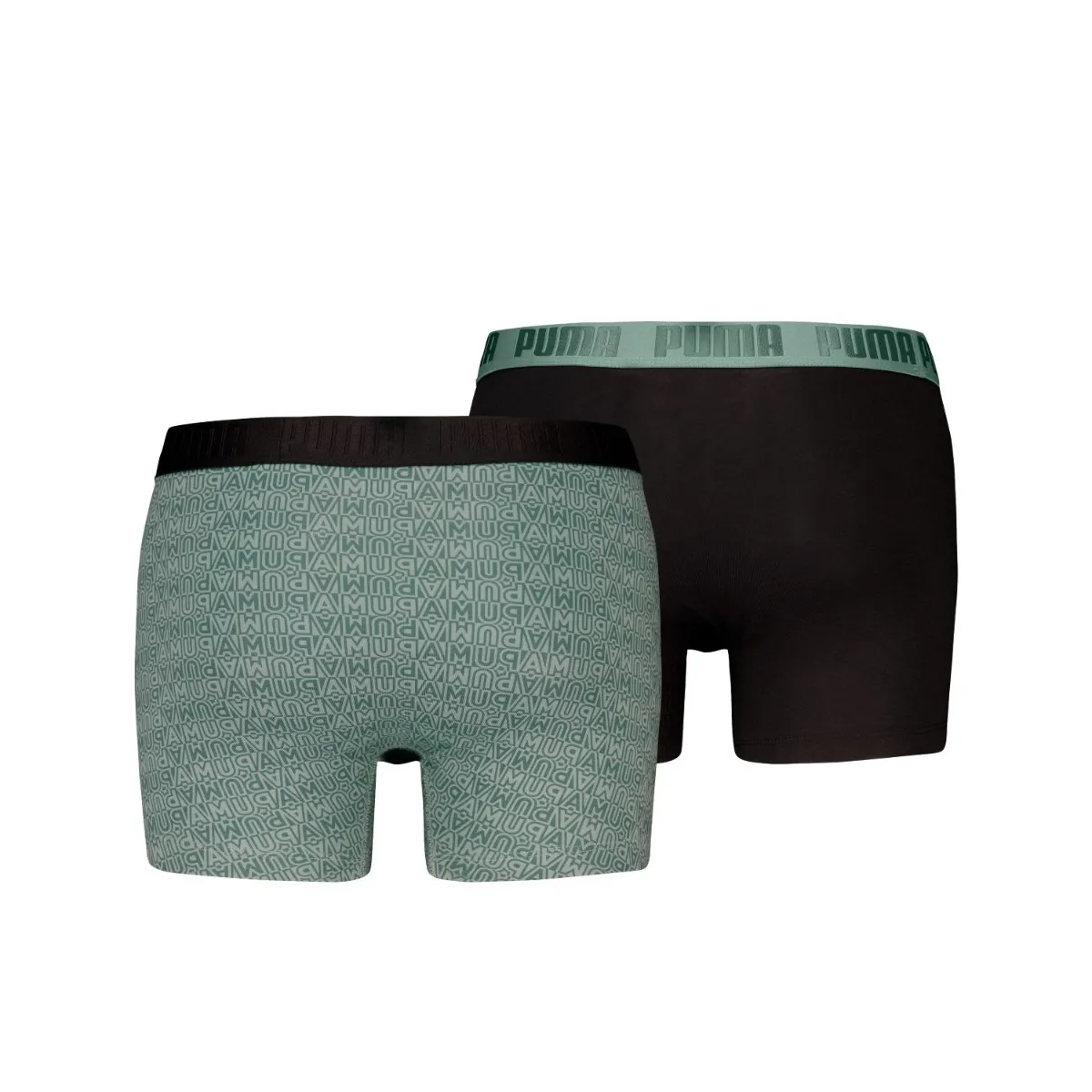 Puma Boxershorts Printed 2-pack Dark Sage / Black