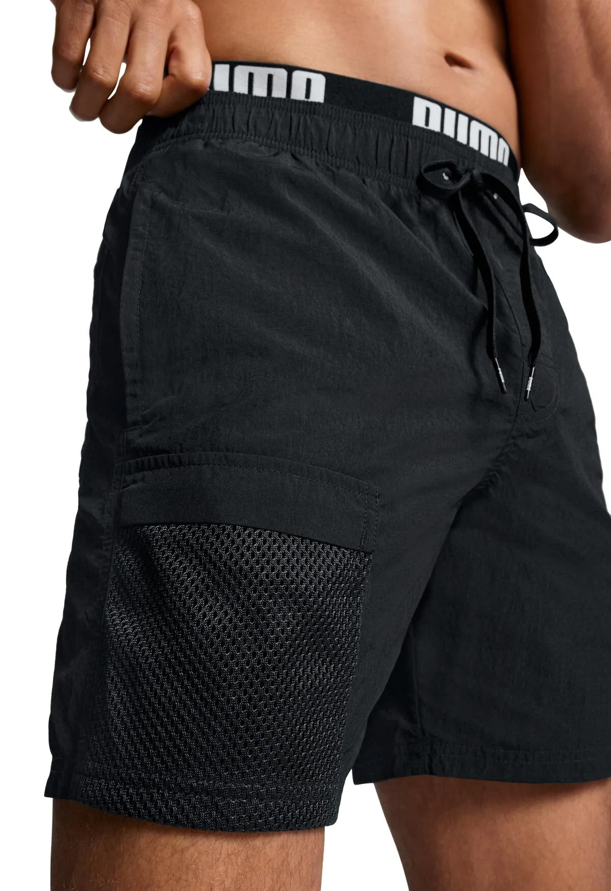 Puma Zwembroek Heren Utility Mid Shorts Zwart