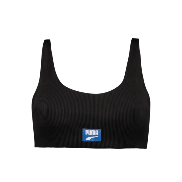 Puma Zwemtop Ribbed Scoop Neck Top Black Combo