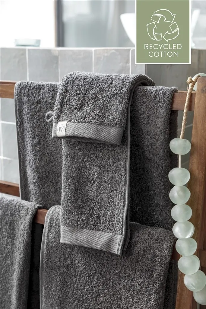 Walra Remade Cotton Handdoek 50 x 100 cm 550 gram Grey