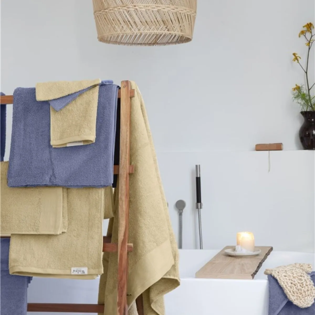 Walra Soft Cotton Handdoeken 50 x 100 cm - 550 gr/m² - Indigo - 10 stuks