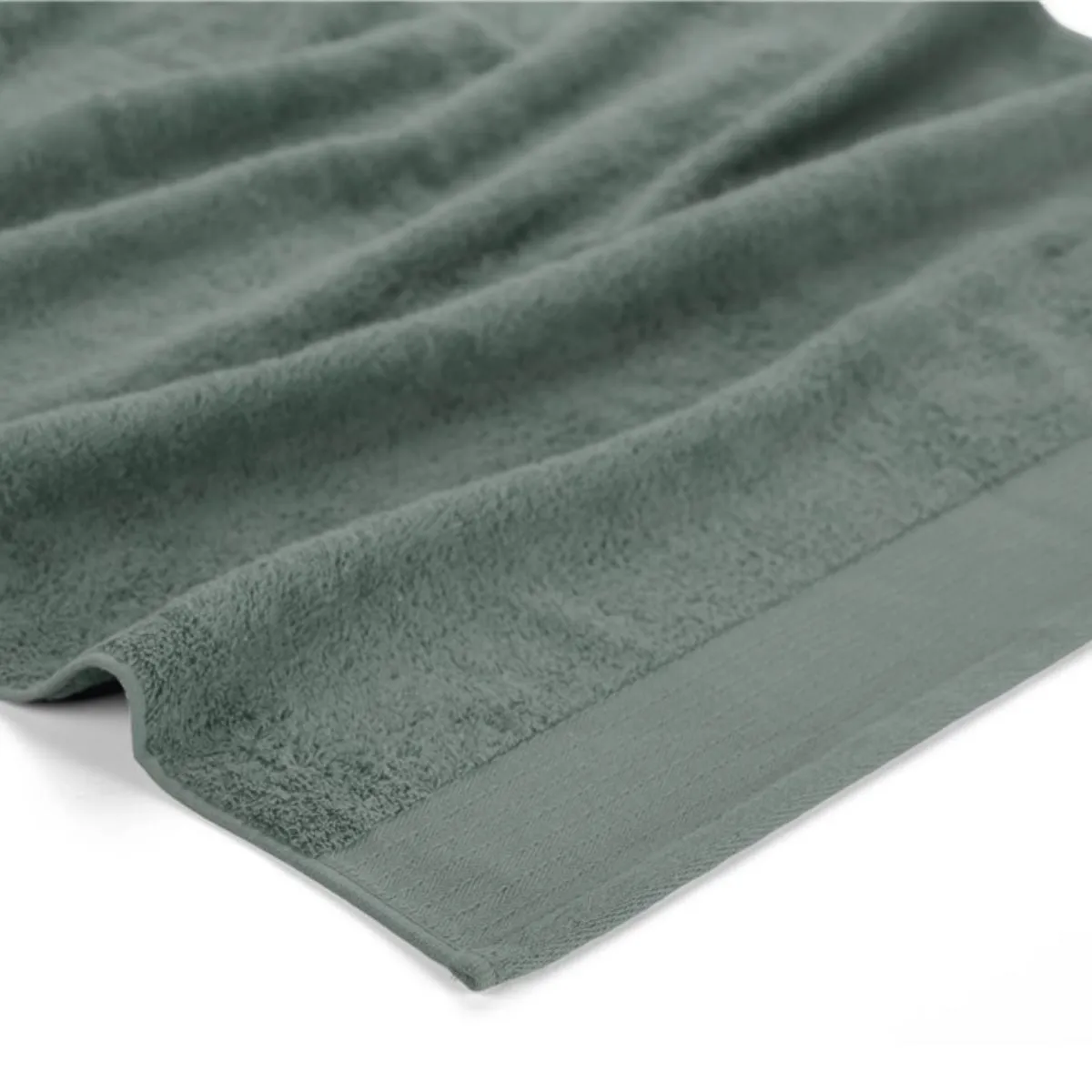 Walra Soft Cotton Handdoeken 50 x 100 cm - 550 gr/m² - Legergroen - 10 stuks