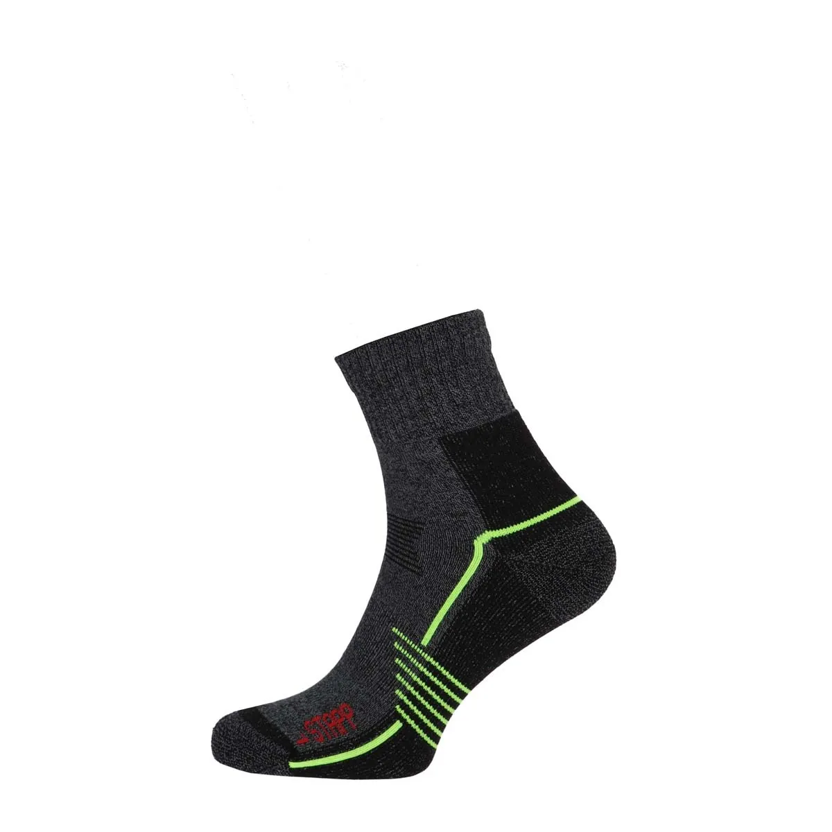 STAPP Wandelsokken Quarter Active Outdoor Bamboe 3-pack Donkergrijs