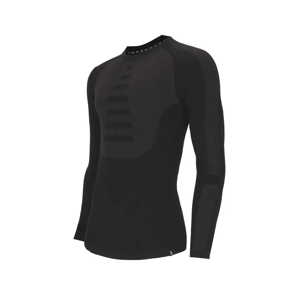 STAPP Heat Thermoshirt Heren Merino Wol Zwart